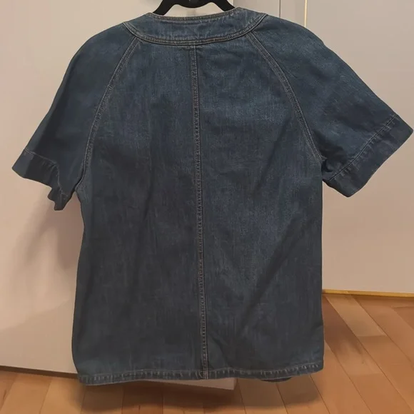 Stella McCartney Denim Baseball Shirt - Picture 4 of 4